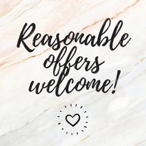 Open to all reasonable offers!!!! ✨✨